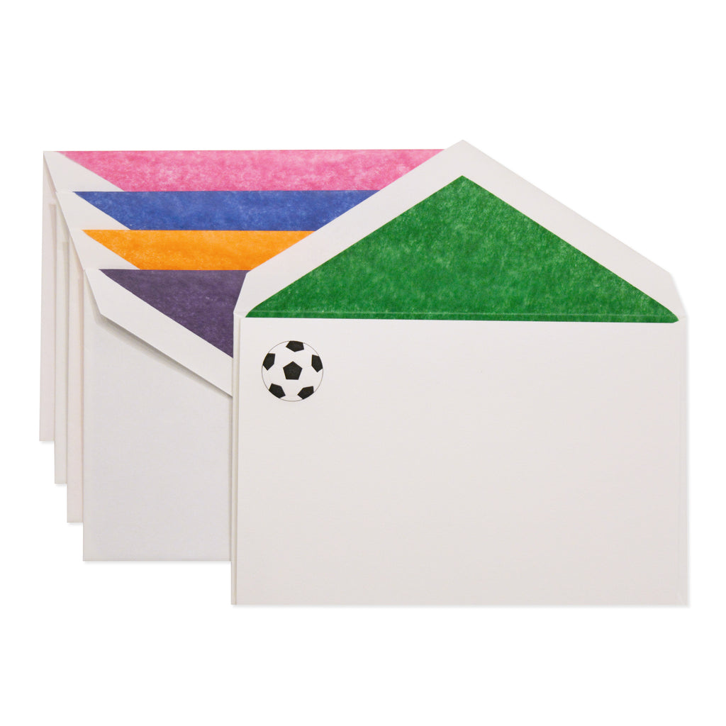 SOCCER BALL with COLORFUL ENVELOPES